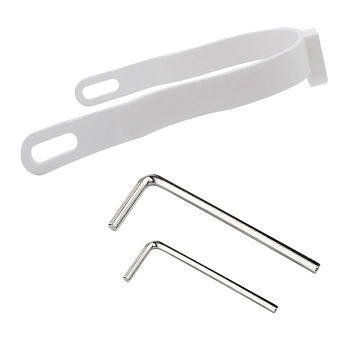 Поддержка крыла Xiaomi M365 белая колесо от 8,5 до 10 дюймов, пластик с ключом код 0771