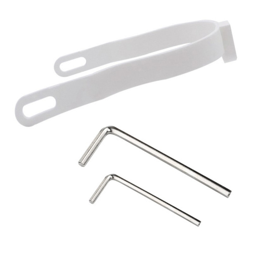 Поддержка крыла Xiaomi M365 белая колесо от 8,5 до 10 дюймов, пластик с ключом код 0771