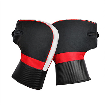 Варежки на руль со светоотражающими полосками код 1160