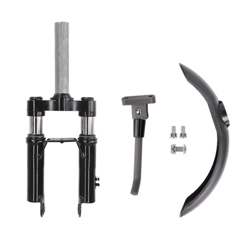 Вилка с амортизатором для  Xiaomi M365 в комплекте с подножкой и крылом код 0850