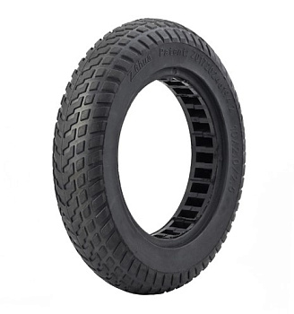 Покрышка литая 8 1/2 х 2.0 Xiaomi M365 ZGhua Полу-вакуумная радиальная перфорация в виде прямоугольников, Патентованная код 0240