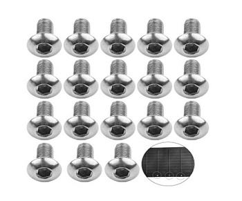 Винты крышки деки АКБ Xiaomi M365/M365PRO 18 шт.  код 0898