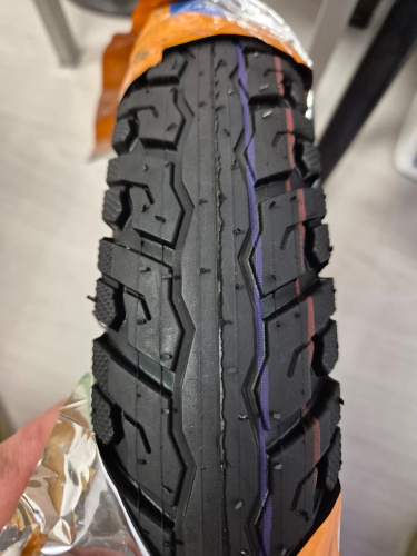 Покрышка 16х3 Tubeless желтая  фольга код 1284