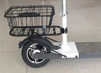 Корзина задняя  металлическая с багажником код 0288