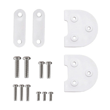 Проставка (каблук) белая  для перехода на 10 дюймовое колесо для Xiaomi M365 пластик белый код 0843