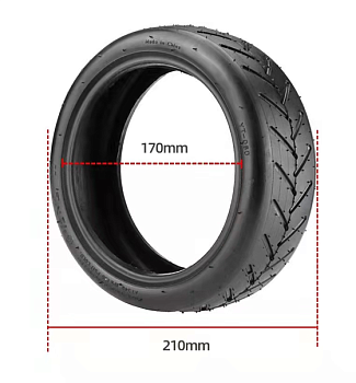 Покрышка 8 1/2 х2  камерная  Xiaomi  M365/M365PRO/M365 PRO2/1S/lite код 0124