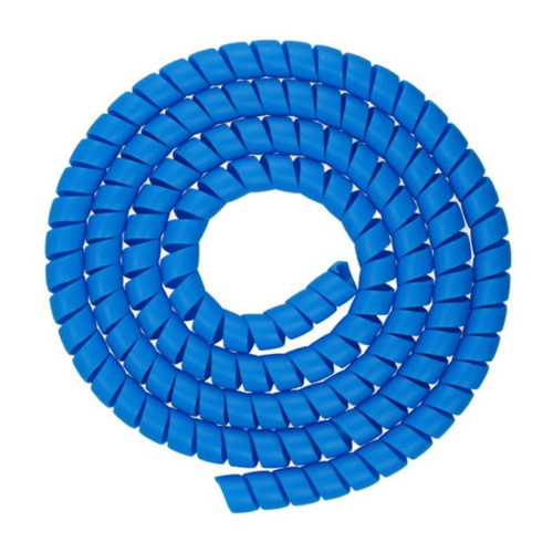 Оплетка спиральная для проводов голубая код 1025