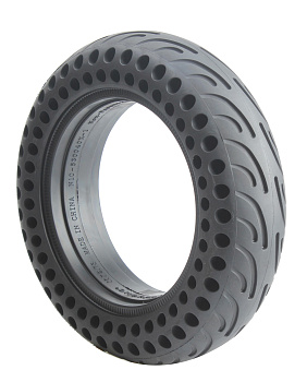 Покрышка литая 10х2.75 с двумя рядами несквозных отверстий  Kugoo G-booster/M5 код 0540