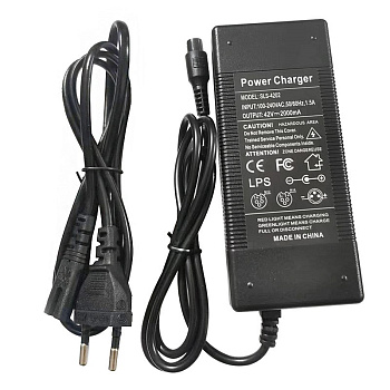 Зарядное устройство для гироскутера 42V 2A код 1136