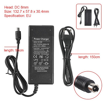 Зарядное устройство Xiaomi  M365/M365PRO/M365 PRO2/1S/lite/es1/es2/es4 РЕПЛИКА код 0595