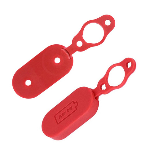 Заглушка на гнездо зарядки Xiaomi M365 Pro магнитная красная силиконовая код 0781