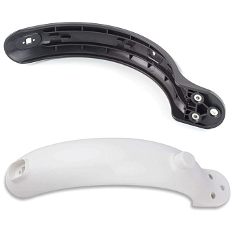 Крыло заднее с крюком складывания  белое без фонаря Xiaomi M365/M365Pro/PRO2/1S/lite код 0426