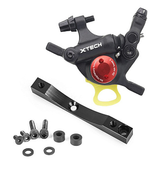 Тормоза гидромеханические черные в комплекте с кронштейном  код 0622