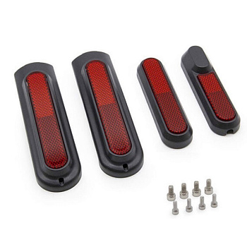 Накладки светоотражающие КРАСНЫЕ на вилку  Xiaomi 4 Pro  код 1234