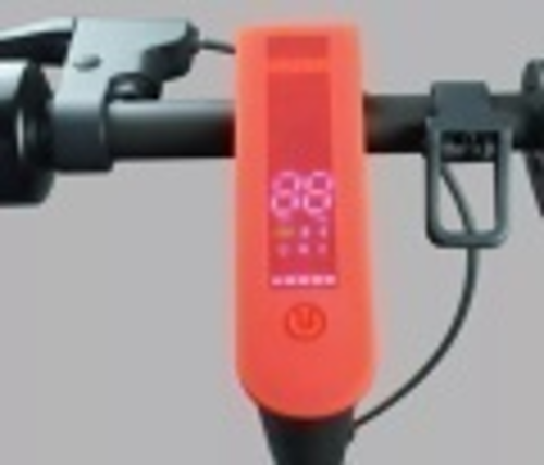 Накладка силиконовая водонепроницаемая на рулевую панель черная Ninebot Max G30 код 0281