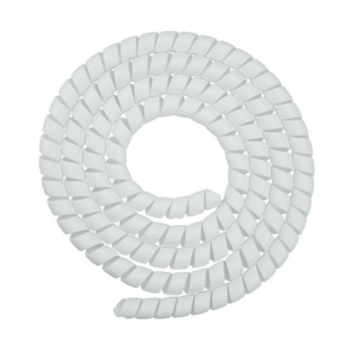 Оплетка спиральная для проводов белая код 0432