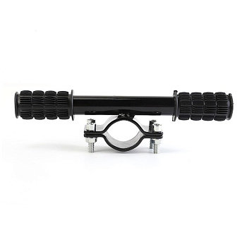 Руль детский два хомута, 4 винта черный код 0787