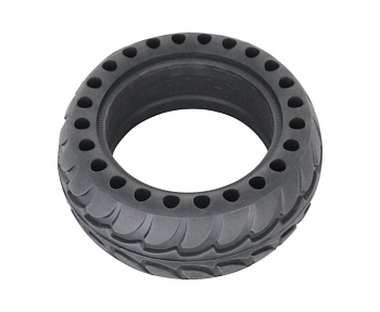 Покрышка литая 8х2.0 Kugoo M2,S3   сквозная поперечная круглая перфорация код 0243