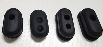 Заглушки резиновые черные Xiaomi M365/M365PRO/M365 PRO2/1S/lite комплект 4 шт. код 0616